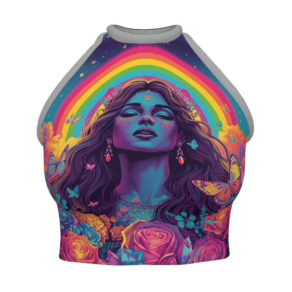 All Over Print Custom Women's Crew Neck Tank Top