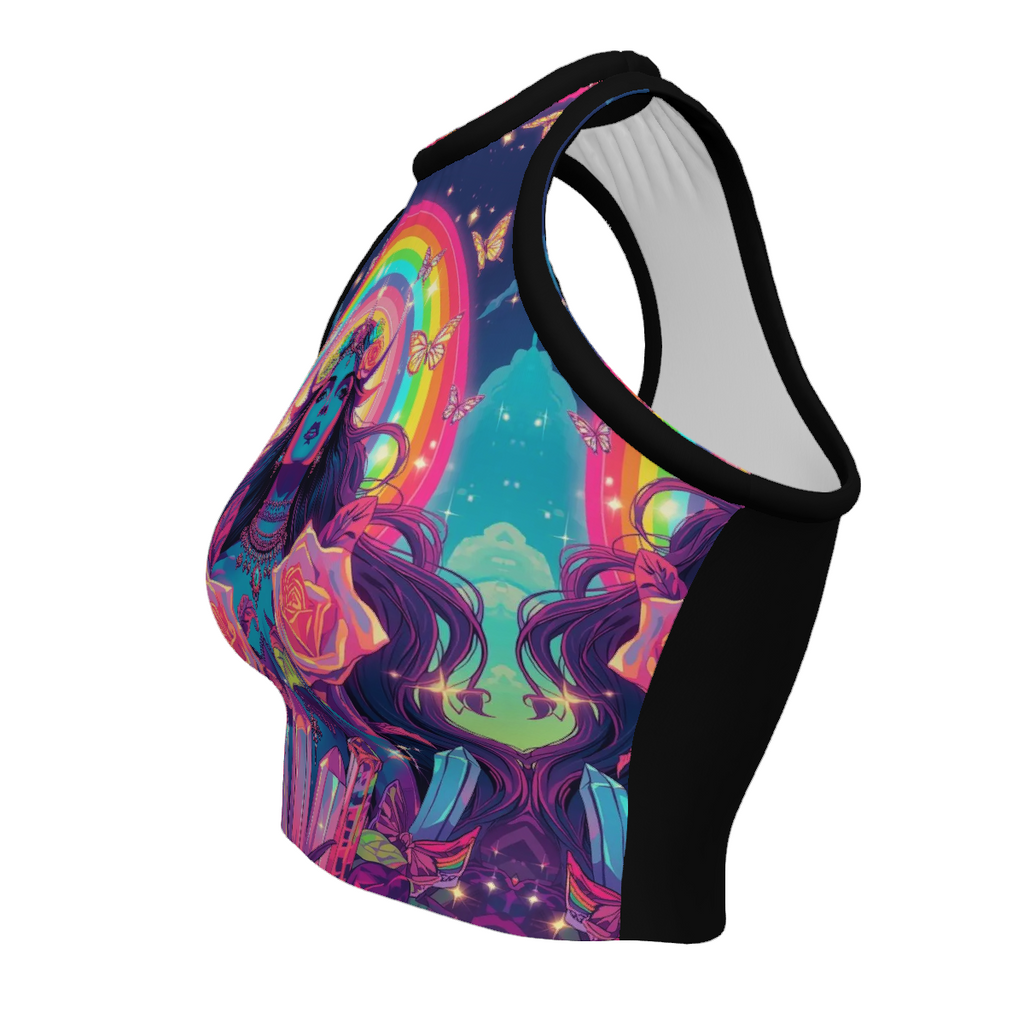 All Over Print Custom Women's Crew Neck Tank Top