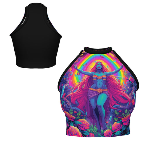 All Over Print Custom Women's Crew Neck Tank Top