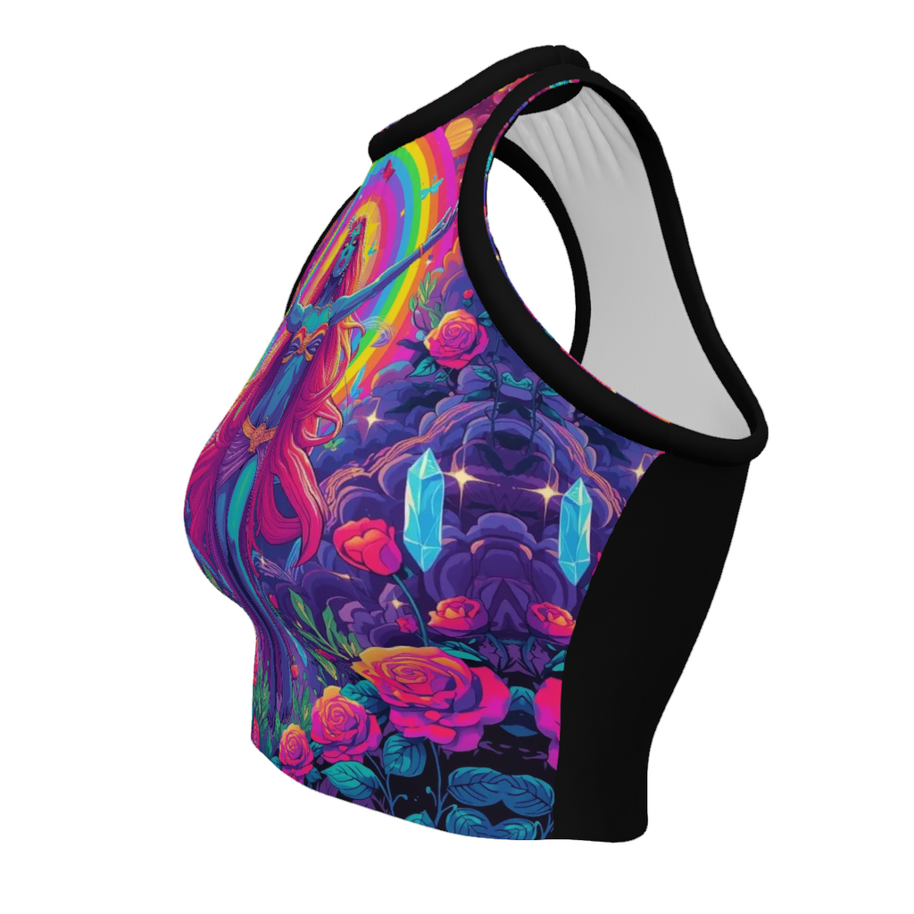 All Over Print Custom Women's Crew Neck Tank Top