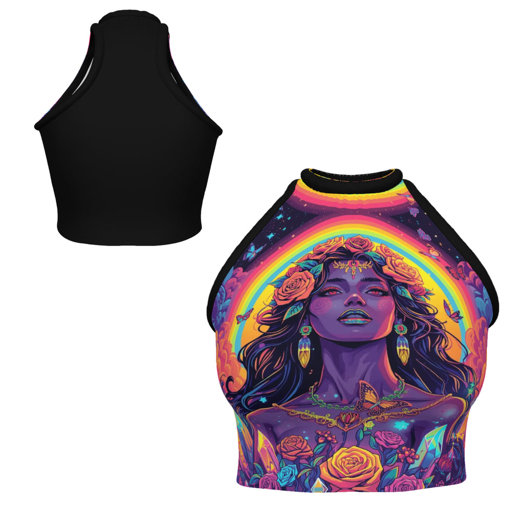 All Over Print Custom Women's Crew Neck Tank Top