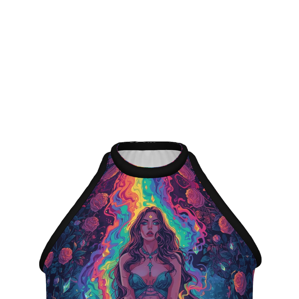All Over Print Custom Women's Crew Neck Tank Top