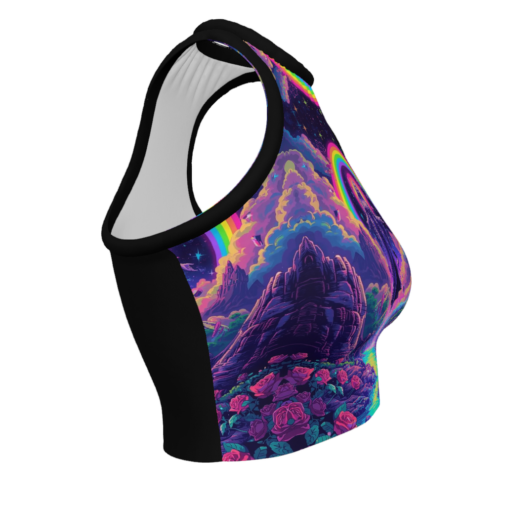 All Over Print Custom Women's Crew Neck Tank Top