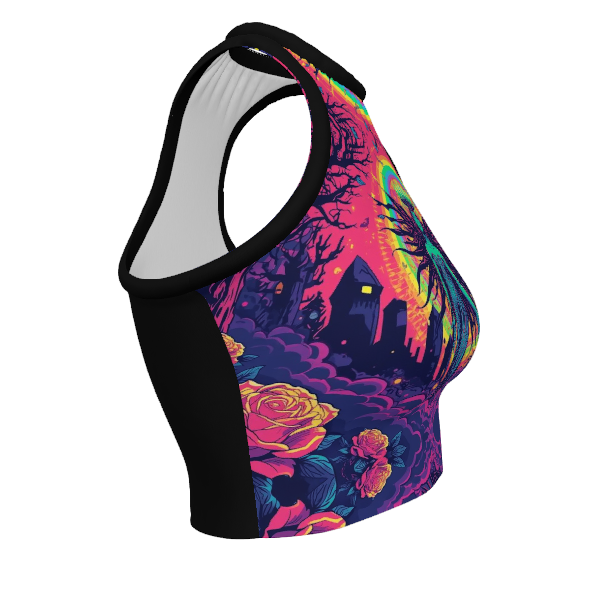 All Over Print Custom Women's Crew Neck Tank Top