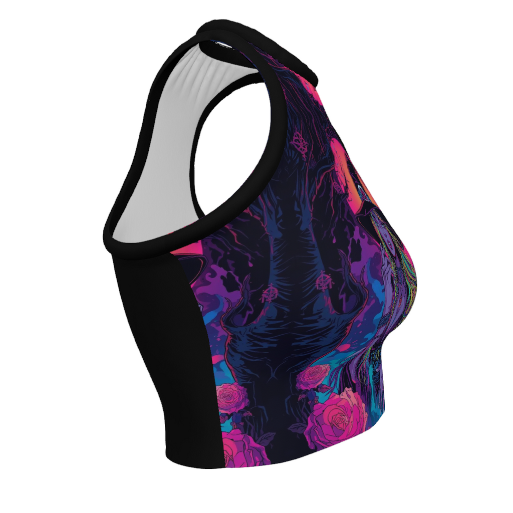 All Over Print Custom Women's Crew Neck Tank Top