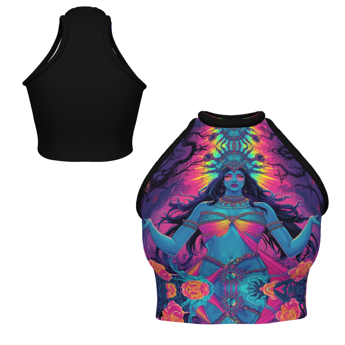 All Over Print Custom Women's Crew Neck Tank Top