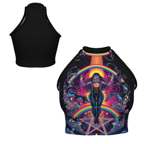 All Over Print Custom Women's Crew Neck Tank Top