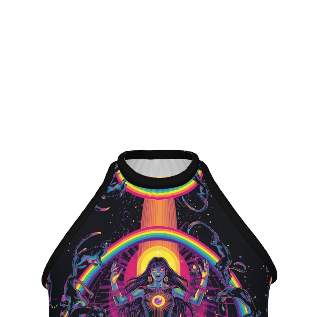 All Over Print Custom Women's Crew Neck Tank Top