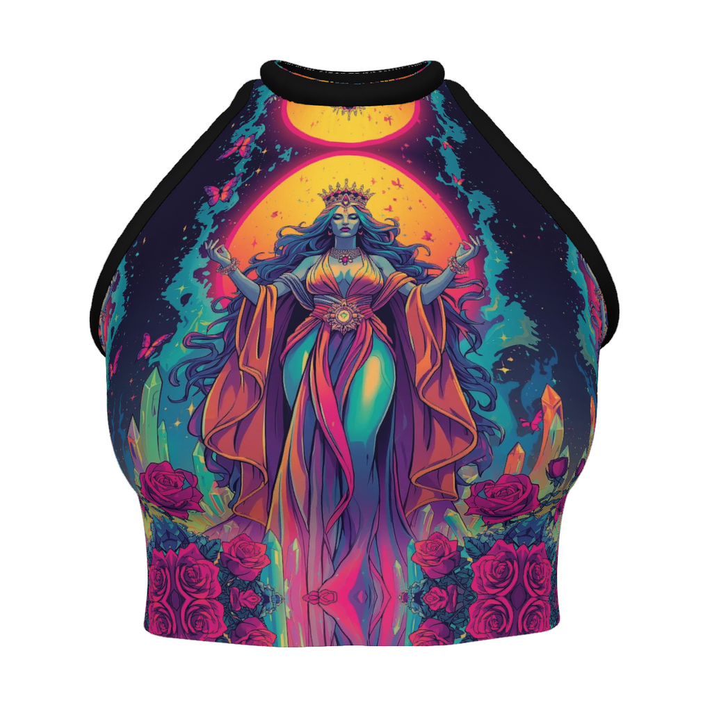 All Over Print Custom Women's Crew Neck Tank Top