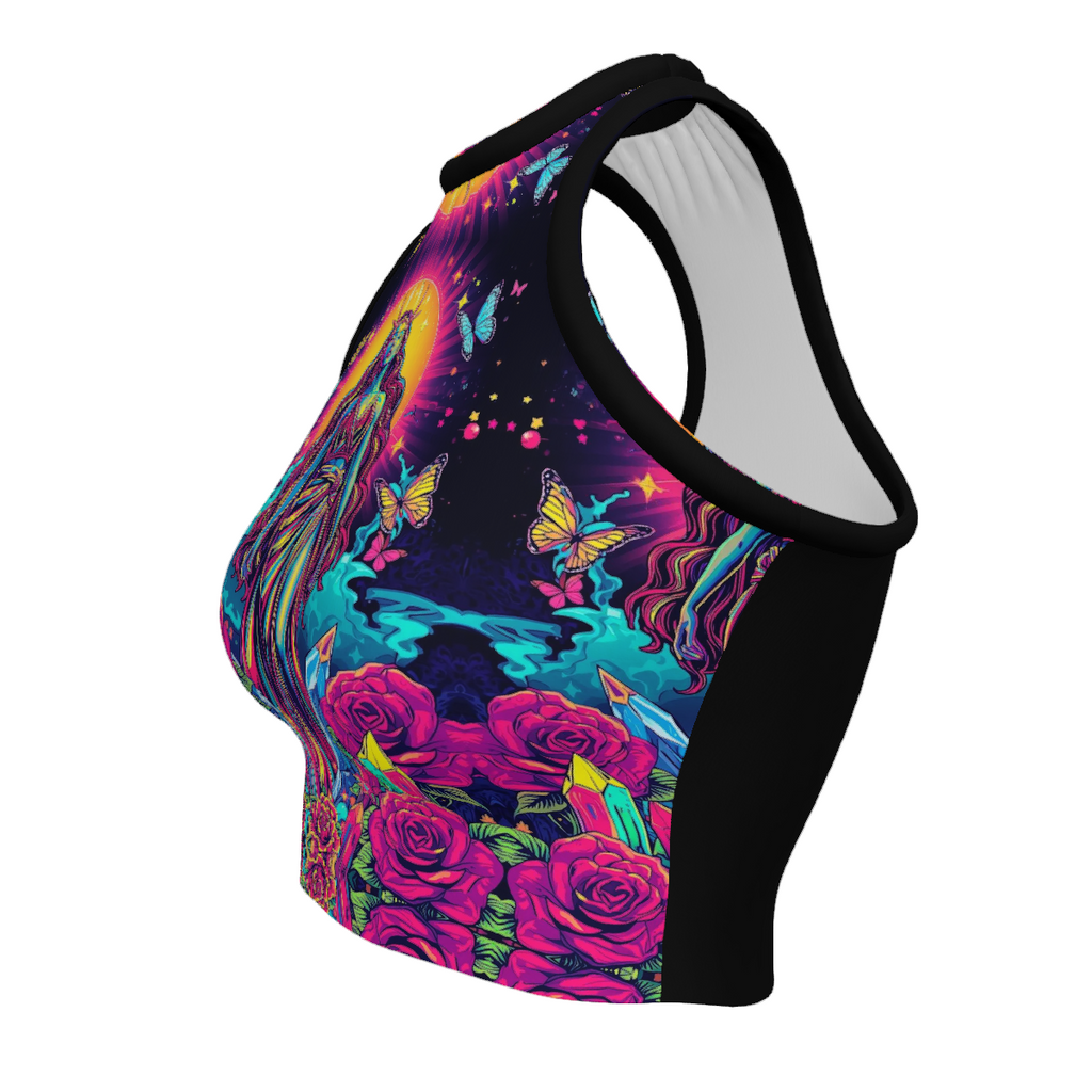 All Over Print Custom Women's Crew Neck Tank Top