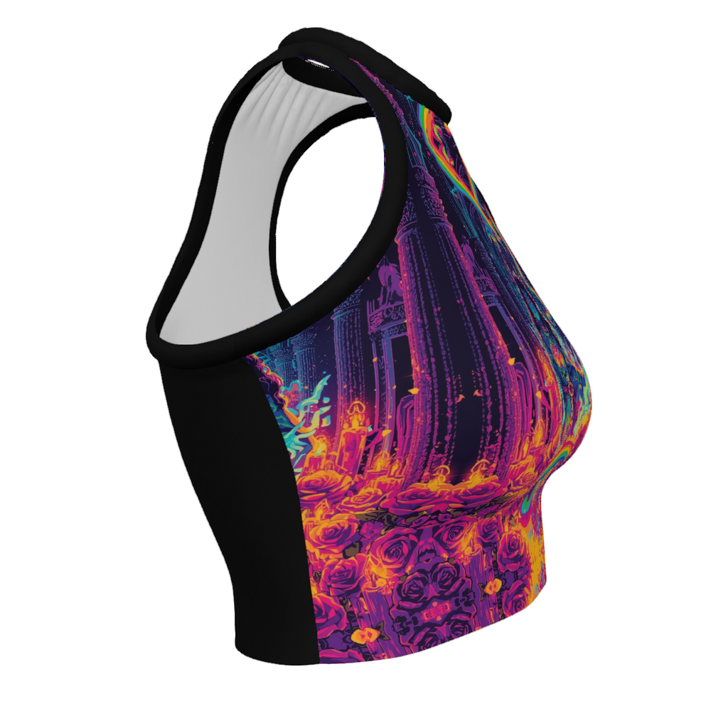 All Over Print Custom Women's Crew Neck Tank Top