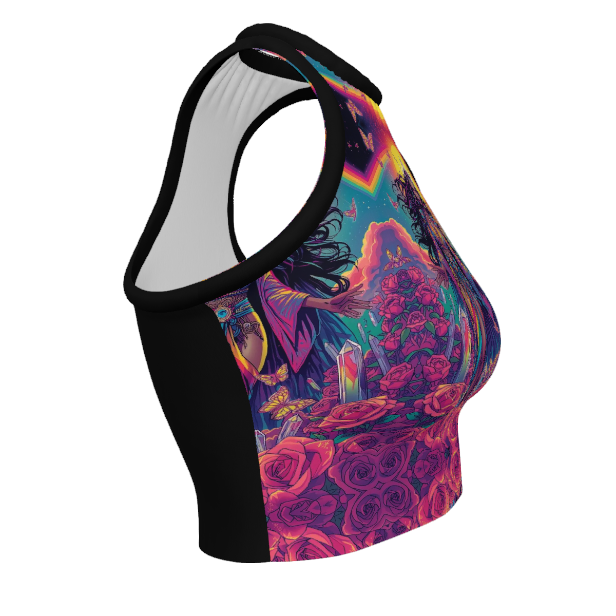 All Over Print Custom Women's Crew Neck Tank Top