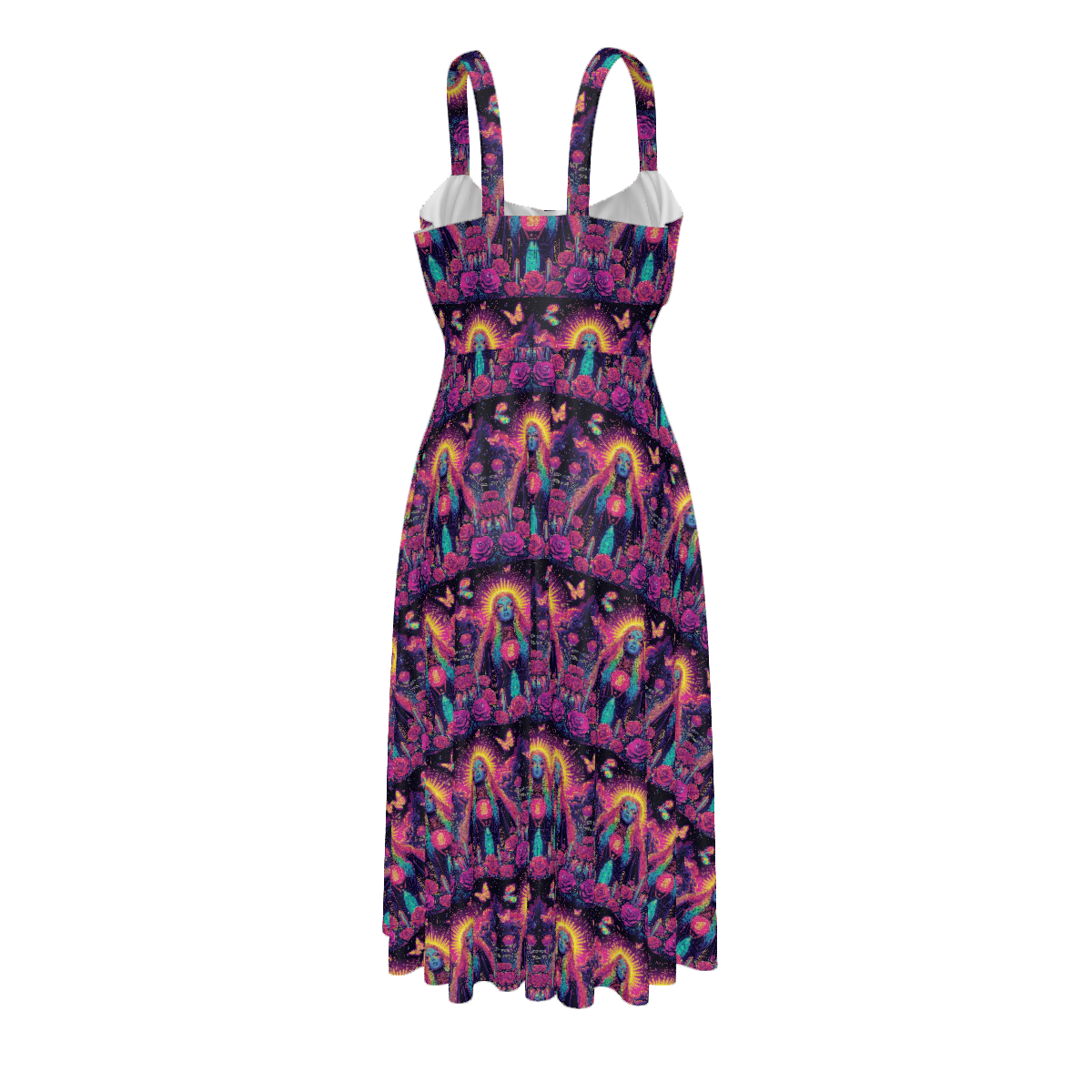 All Over Print Women's Suspender Casual Dress