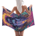 “Ultra‑detailed hyper‑saturated rainbow illustration of Lilith with two glowing cats prowling at her feet in a candlelit enchanted garden, rainbow roses exploding in color, floating neon rainbow crystals, rainb (1)